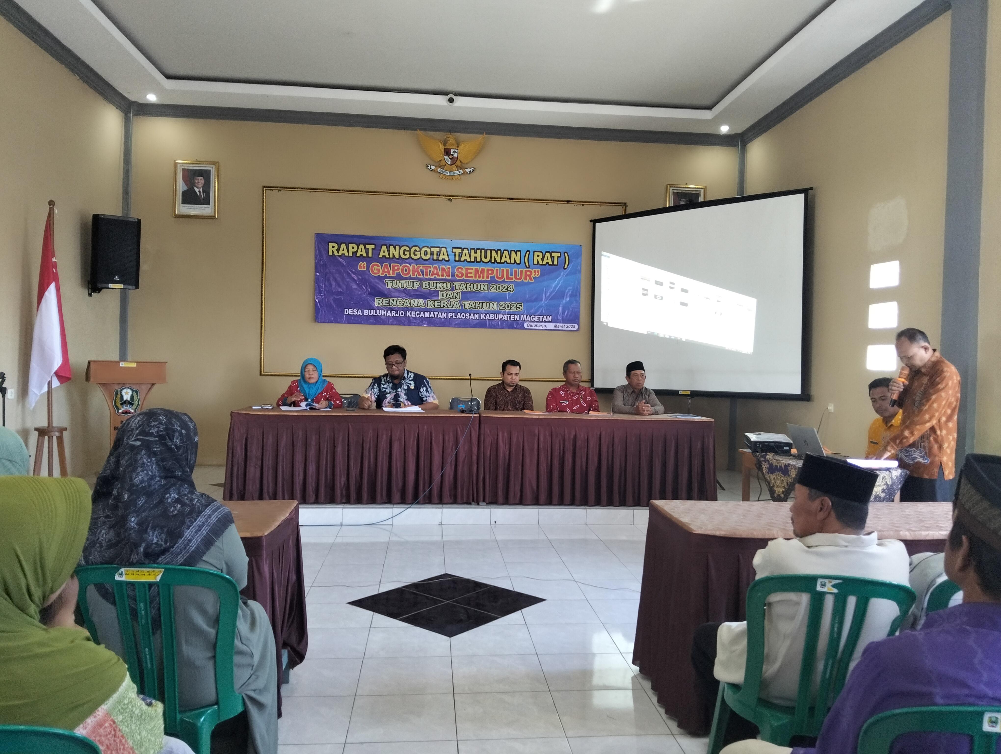 RAT GAPOKTAN SEMPULUR DESA BULUHARJO 